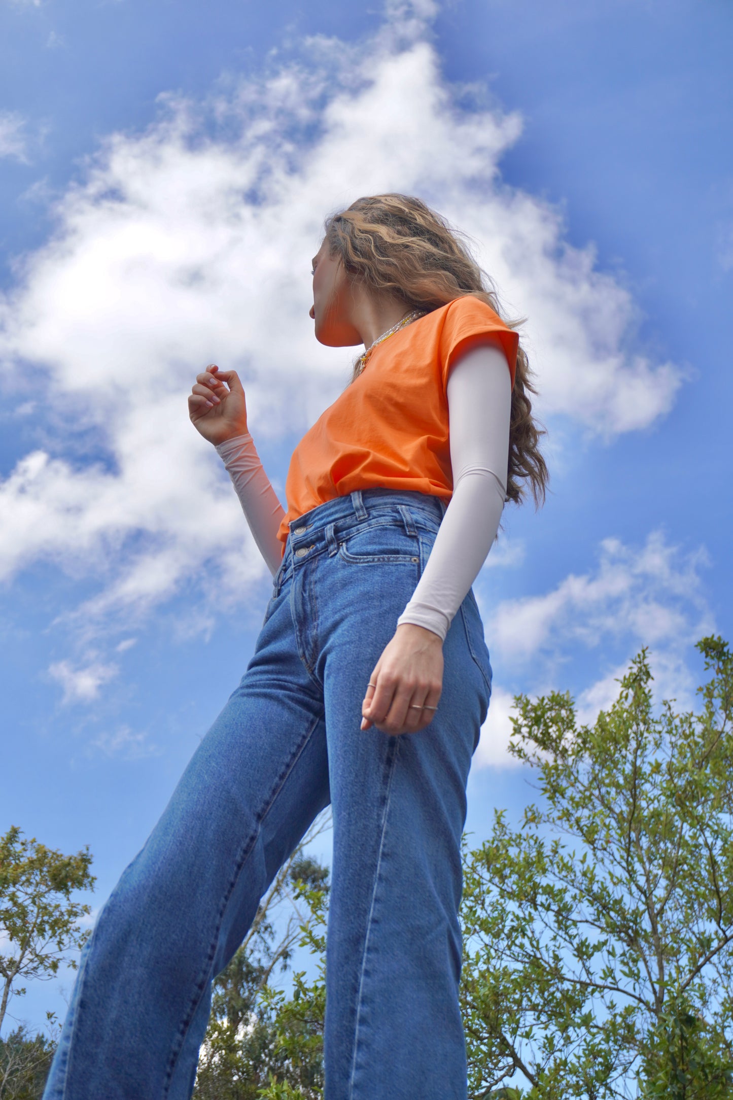 Camiseta Greta Naranja