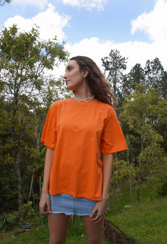 Camiseta Cloe Naranja