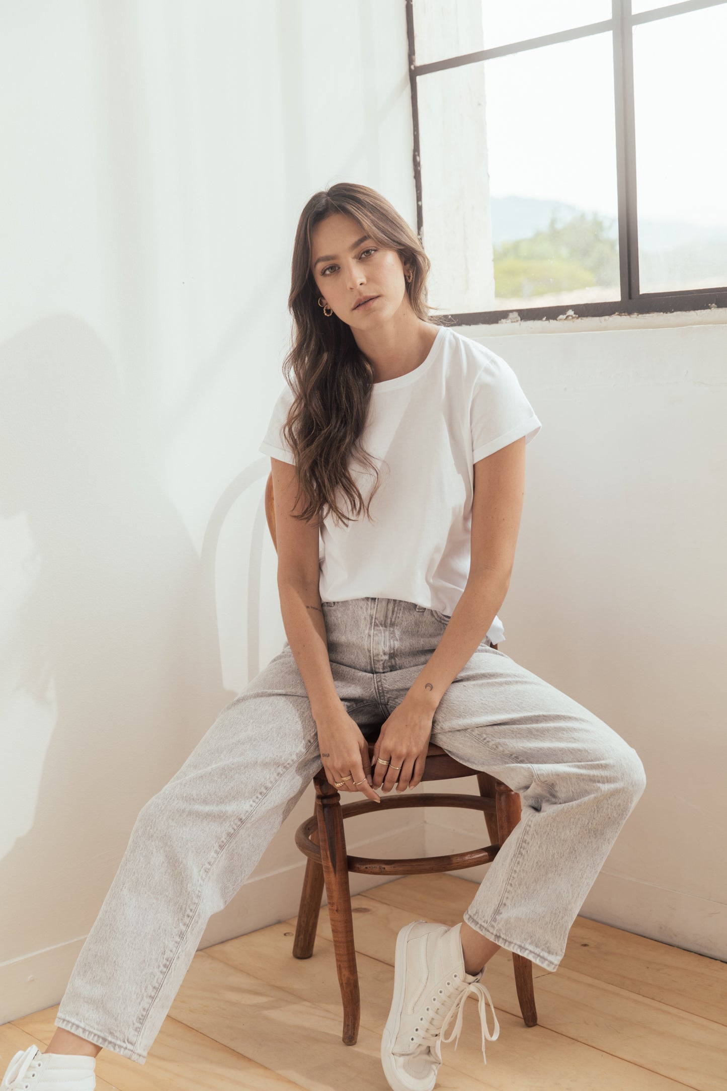 Camiseta Greta Marfil