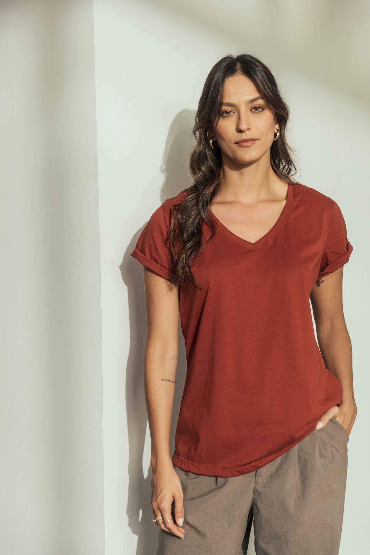 Camiseta Vera Terracota